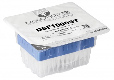 Końcówki DSF1000ST, Blister Refill, sterylne z filtrem, op. 960 szt.